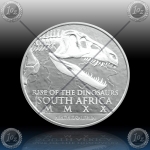 1oz JUŽNA AFRIKA 25 Rand 2020 (Natura 2020 - Coelophysis ) BU